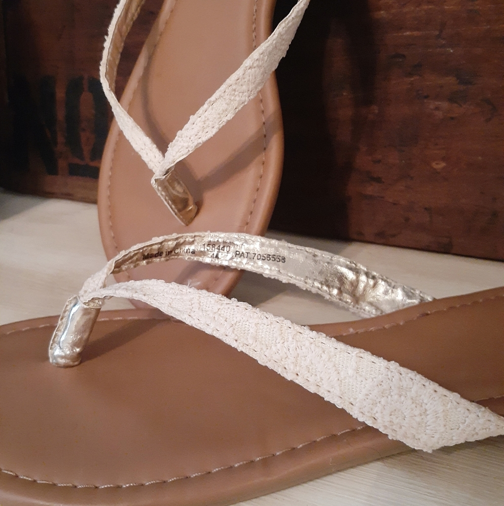 2 for $10 American Eagle, sandal, new, sz.10, lace - Picture 9 of 9